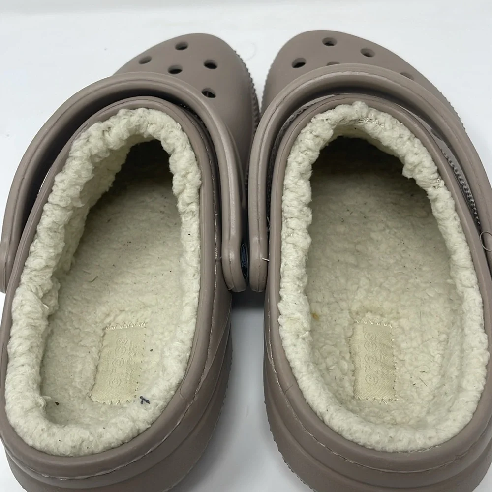 New Crocs Women Brown Shoes Size 7 - Picture 4 of 6